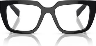Prada 52mm Irregular optical glasses in Black at Nordstrom