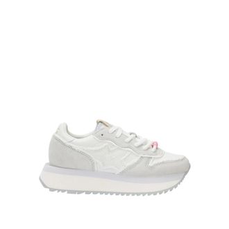 Sun 68 Big Stargirl Canvas Trainers in White