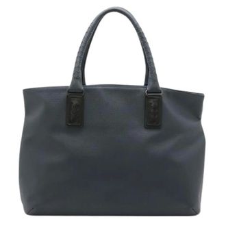 Bottega Veneta Bolsa Tote Vintage Pre-owned - Pre-owned - Mujer - Azul - ONE SIZE