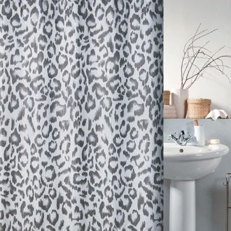 Spirella Spirella - Cortina De Ducha Poli&eacute;ster Masaimara 180x180cm Gris Y Blanco