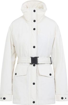 Moncler Chaqueta Caramagne con cintur&oacute;n - Jackets - Mujer - Blanco - XS