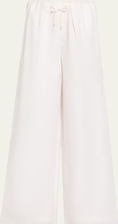 SIMKHAI Rhea Wide-Leg Cotton Pants