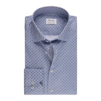 Stenstr&ouml;ms Slimline Manchet Shirt - Heren - Casual Overhemden - Blauw - XL - Overhemden