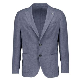 Lubiam Hombre, Chaquetas, Azul, Talla: 2XL