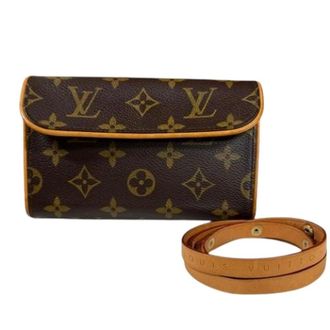 Louis Vuitton Pre-owned Belt Bags, female, Brown, Size: ONE SIZE Pre-owned Vintage Canvas Belt Bag