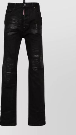Dsquared2 five-pocket trousers with belt loops design