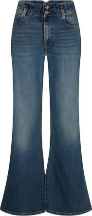 Levi's Womens Levis Ribcage Bells in Dart Game - Blue - Size 27W/32L