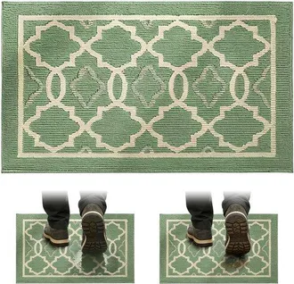 OEM Alfombras Para Exteriores, Alfombras Lavables Para La Puerta Principal, Alfombras Entrada Antideslizantes Absorbentes, Gris Oscuro, 120 X 180 Cm