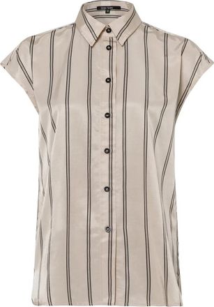 Marc Aurel Blouse met contrasterend streepmotief - Dames - Overhemden - Veelkleurig - 2XL - Katoen - Overhemden