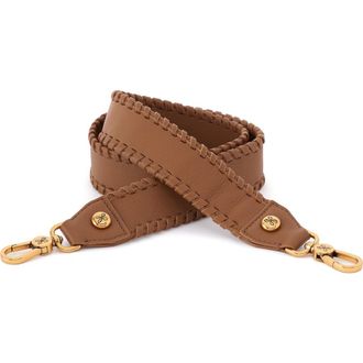 Hobo Leather Whipstitch Bag Strap in Timber Brown at Nordstrom