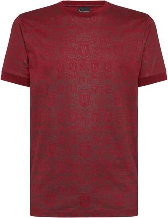 Billionaire Boys Club T-shirt Round Neck SS Crest - Heren - T-shirts - Rood - XS - Katoen - Tops