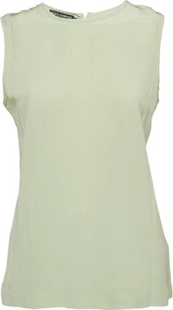 Dolce & Gabbana Zijden top - Groen