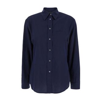 Pinko Pinko, Dames, Blouses & Shirts, Blauw, Maat: XS