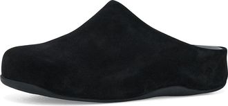 FitFlop Shuv Womens Slippers All Black : 10 M (B), Suede
