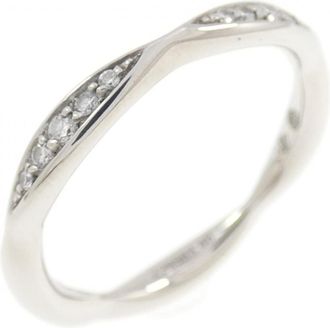Chanel Platinum 950 Band Ring (Pre-Owned)