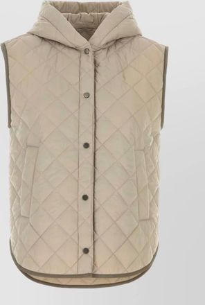 Brunello Cucinelli sleeveless nylon cape