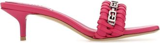 Givenchy 50mm leather sandals - women - Lamb Skin/Leather/Leather - 35 - Pink