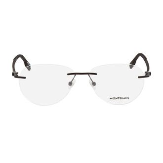 Montblanc Round Rimless Eyeglasses - Black