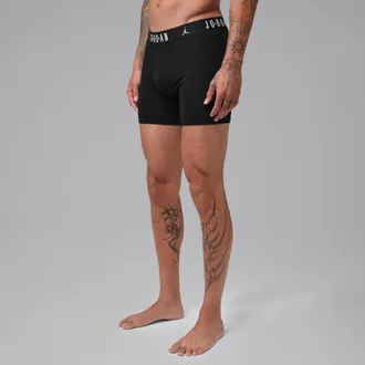 Nike Jordan Mens Jordan Dri-FIT Cotton Boxer Briefs (5-Pack) in Black | JM0859-023