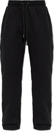 Off-white Trainingsbroeken met Kleurrijk Geprint Logo - Heren - Sweatpants - Zwart - 3XL - Katoen - Broeken