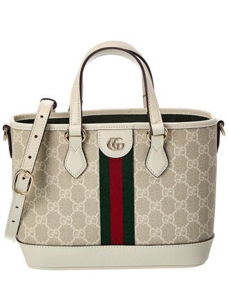 Gucci Ophidia Small Canvas & Leather Tote