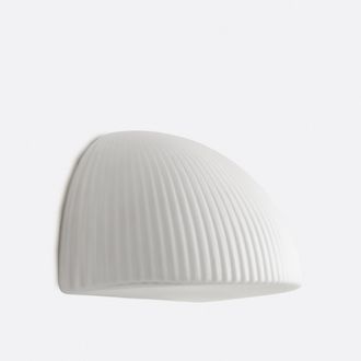 La Redoute Interieurs Gestreepte wandlamp van opaline glas, Loulou