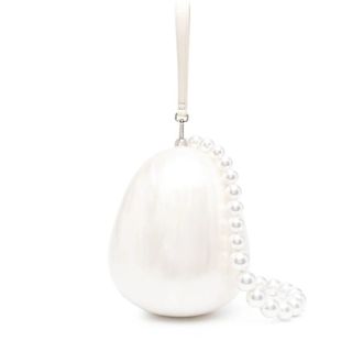 Simone Rocha Egg Faux Pearl Tote Bag
