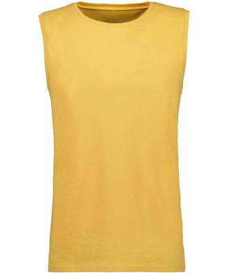 Ragman Muscleshirt RAGMAN, Herren, Gr. XXL, orange (orange, 541), Jersey, Baumwolle, regular fit, Rundhals, Shirts Muscleshirt