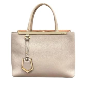 Fendi Pre-owned 2Jours Handtas - Dames - Vintage Handtas - Beige - ONE Size - Leer - Vintage