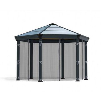 Palram Net Curtain set (Gazebo Not Included) in Grey