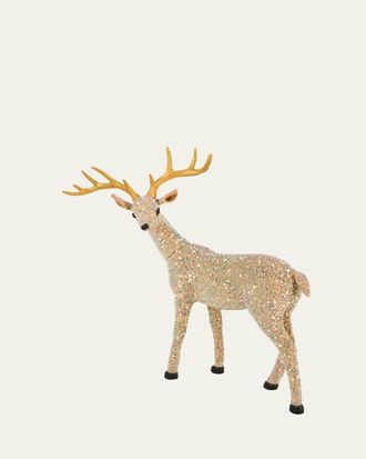 Mark Roberts Sparkling Gold Deer