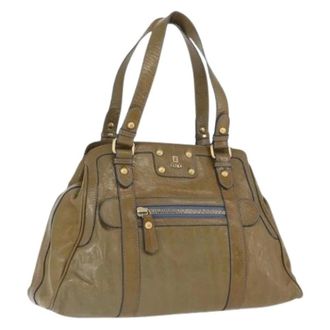 Fendi Pre-owned Handbags, female, Green, Size: ONE SIZE Pre-owned Vintage Hand Bag