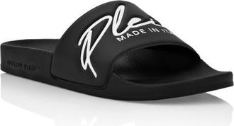 Philipp Plein Slides Unisex in Black at Nordstrom, Size 36