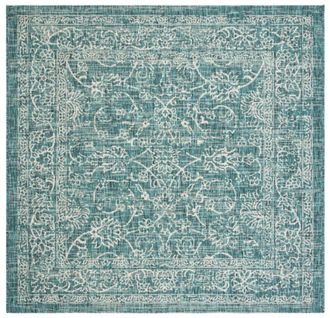 Safavieh Alfombra lana gris/azul marino 160 x 160 cm