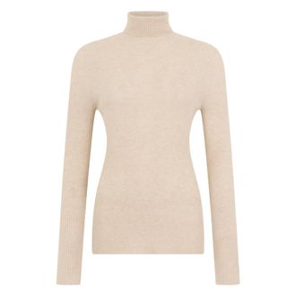 Fabiana Filippi Coltrui - Dames - Coltruien - Beige - S - Wol - Truien & Vesten