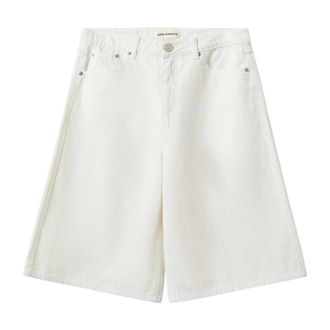 Sofie Schnoor Pantalones Cortos de Mezclilla - Shorts - Mujer - Blanco - 2XS