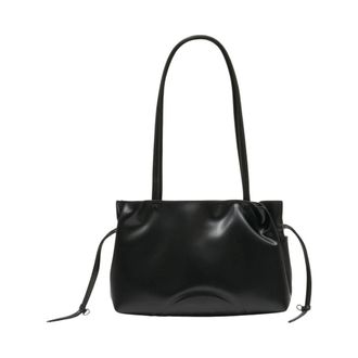 Tory Burch Ella Small Shopper Bag - female - Tory Burch - Shoulder Bags - Black - ONE SIZE - Bags