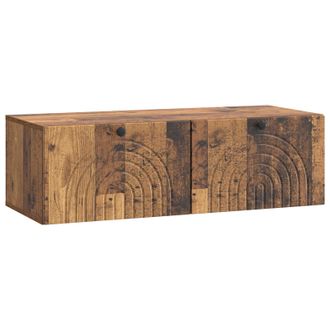 vidaXL Mueble Para Tv De Pared Madera Envejecida 99 X 41 X 30 Cm Vidaxl