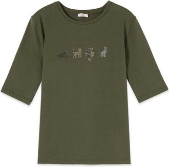 Oltre Donna, Top, Verde, 2Xl, new