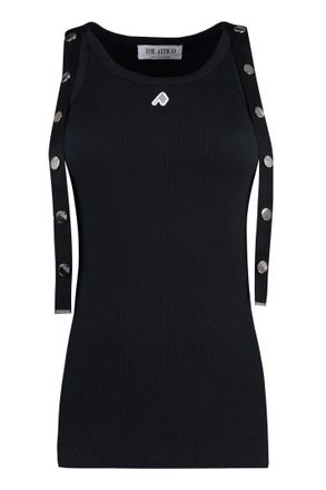 The Attico Logo Cotton Tank Top