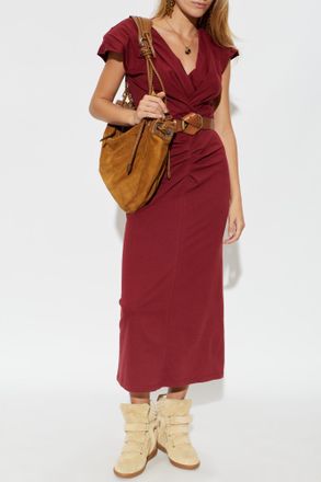 Isabel Marant Dress Nadra, Womens, Burgundy