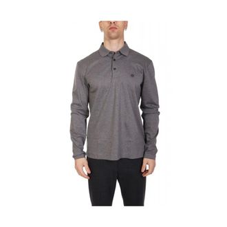 HUGO BOSS Tops, Heren, Grijs, M, Katoen, C-Paley 01 Polo
