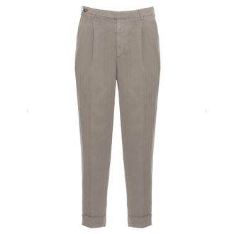 Pantaloni Torino Heren, Broeken, Grijs, Maat: XL Katoen