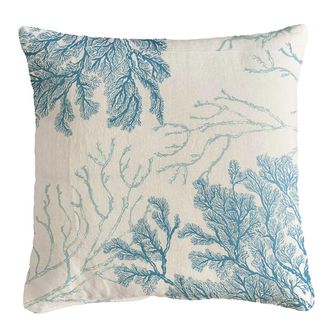 Biancoperla KALOS Decorative Cushion, Turquoise, 45x45