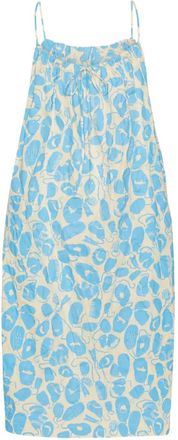 Henrik Vibskov Rooster printed midi dress - Neutrals