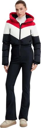 Fusalp Kira Ski Suit - Dames - Skipakken - Blauw - S - Leer - Fitness
