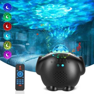 OEM Luz Nocturna Infantil 4 En 1, Proyector De Cielo Estrellado Con Altavoz Bluetooth, Control Remoto, Temporizador, Proyector De Galaxia Led, Brillo Ajus