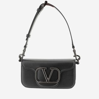 Valentino Garavani Black Logo Shoulder Bag