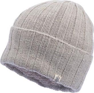 Nirvanna Designs Ribbed Beanie in Linen at Nordstrom