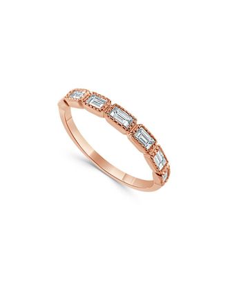 Sabrina Designs 14K Rose Gold 0.45 Ct. Tw. Diamond Baguette Ring